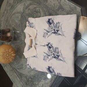 BOBBY CHAN SILK HAWAIIAN POLO SHIRT LARGE LIKE NEW